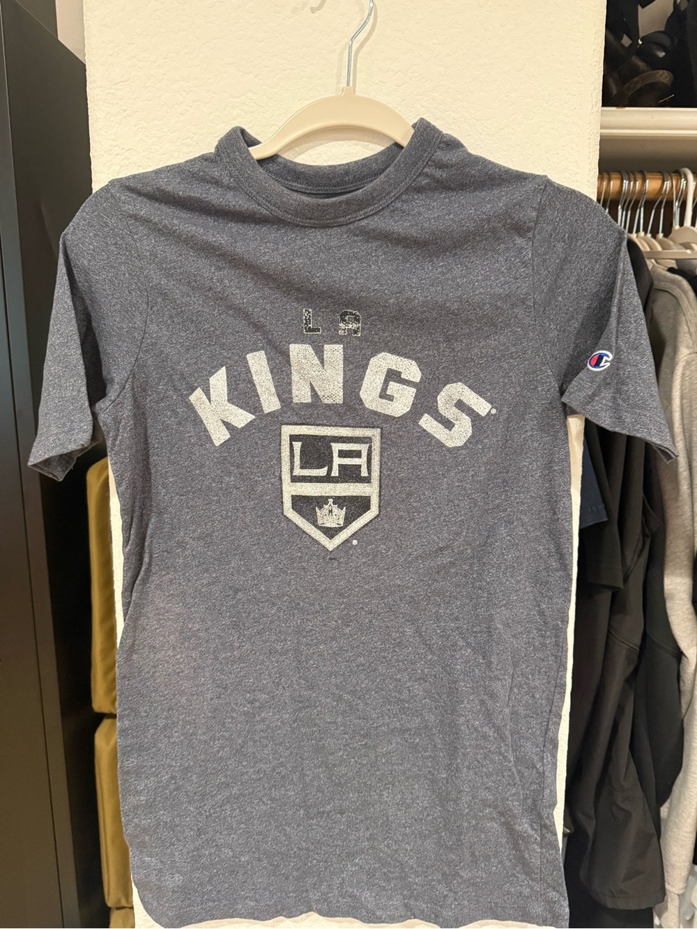 Champion LA Kings Navy Heather Graphic Tee